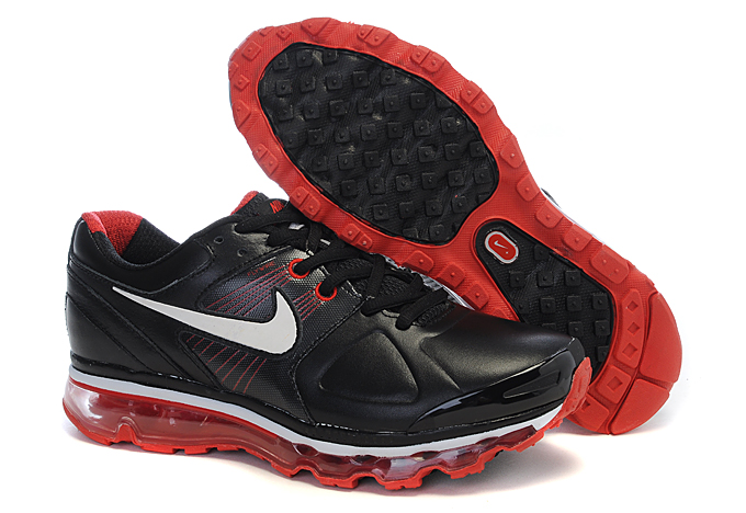 Mens Nike Air Max 2010 Black Red - Click Image to Close